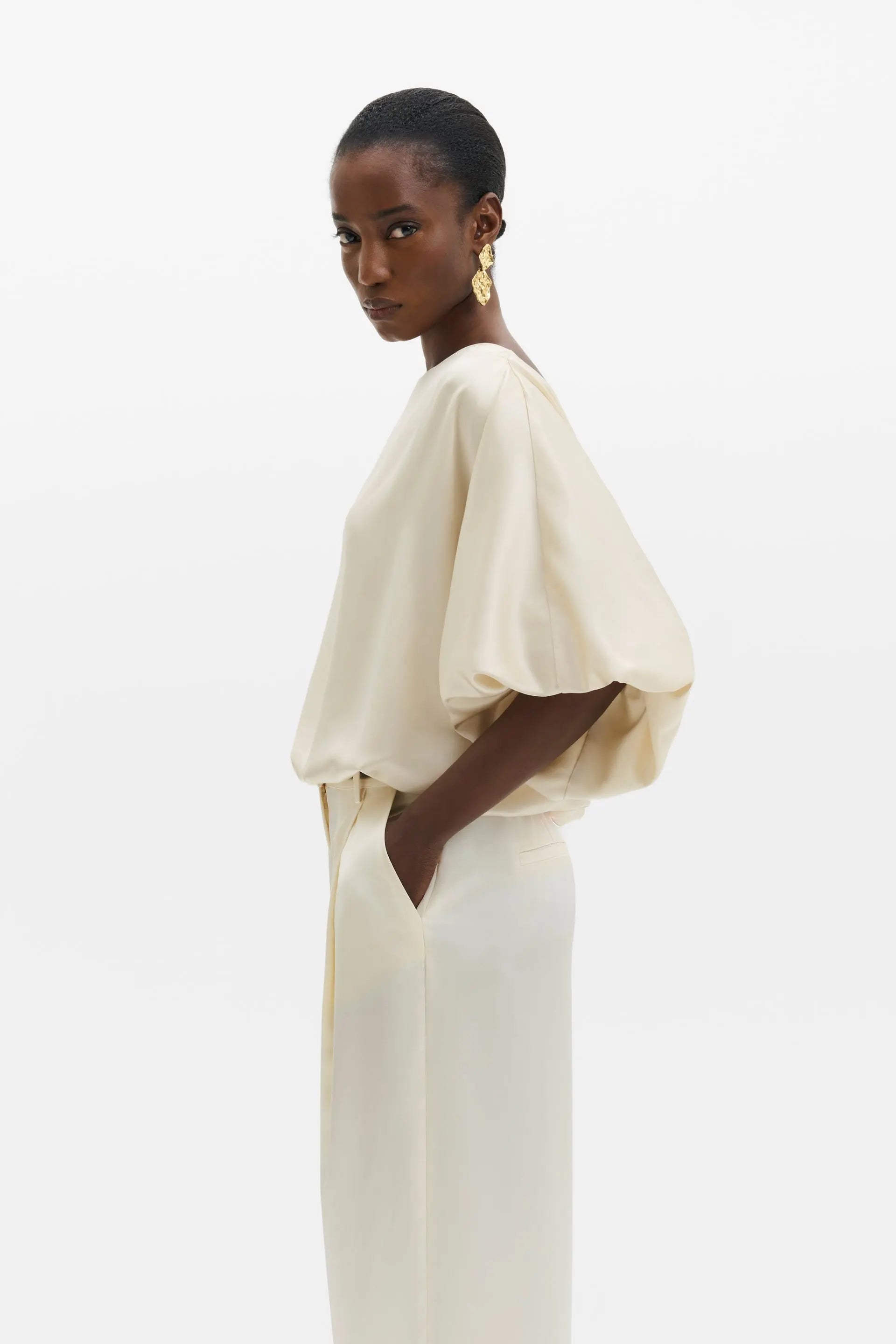 MALINA HAVANNA BOAT NECK PUFF