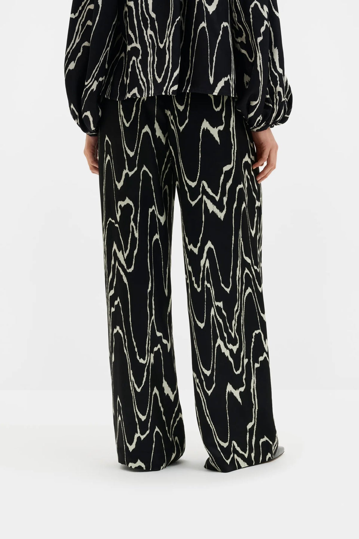 MALINA SARAH SATIN TROUSERS