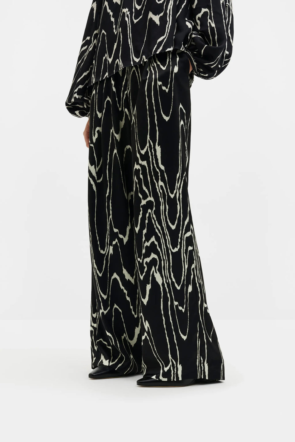 MALINA SARAH SATIN TROUSERS