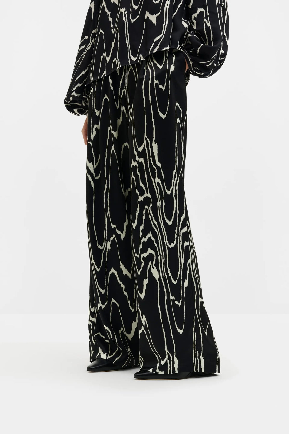 MALINA SARAH SATIN TROUSERS