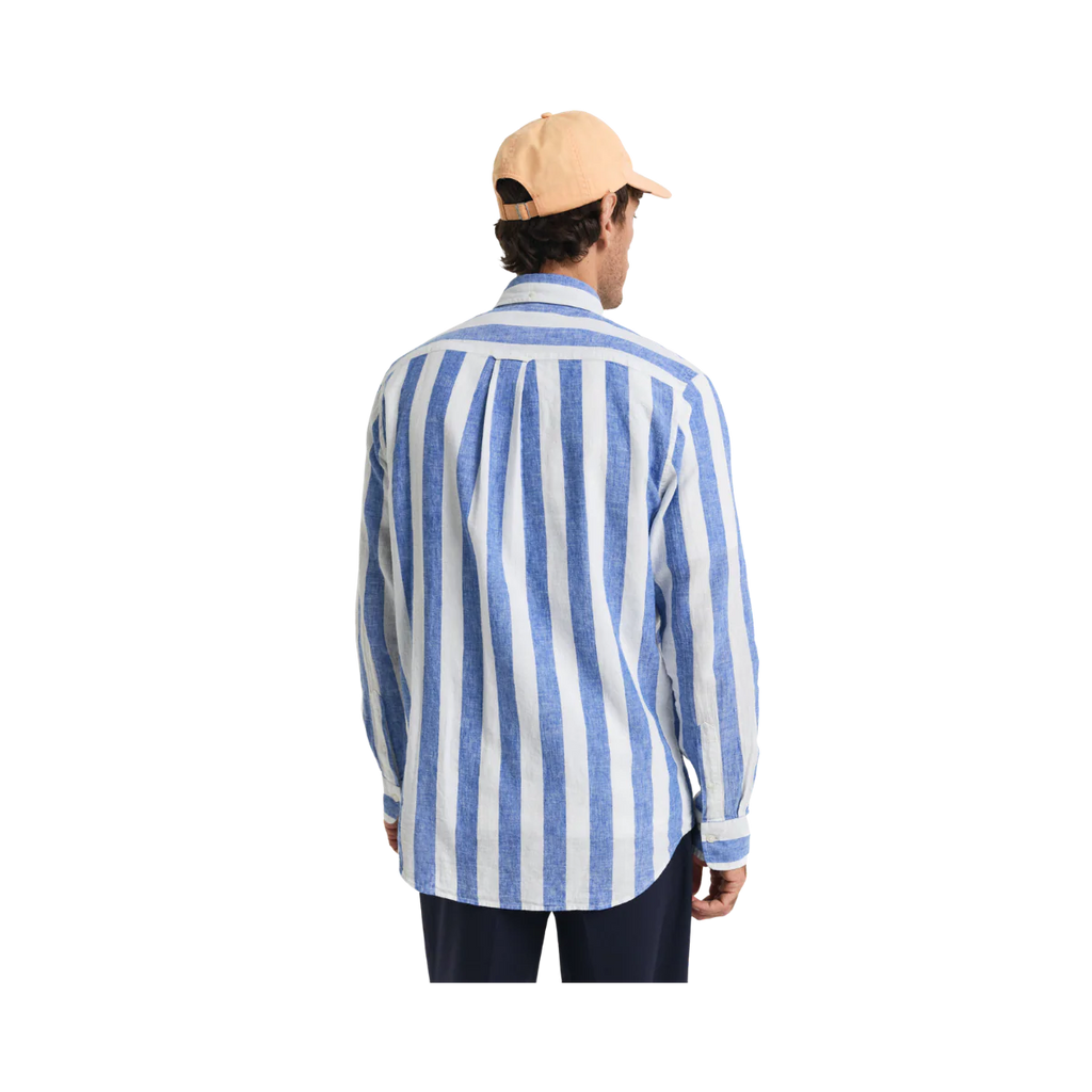 GANT COT/LIN STRIPE SHIRT
