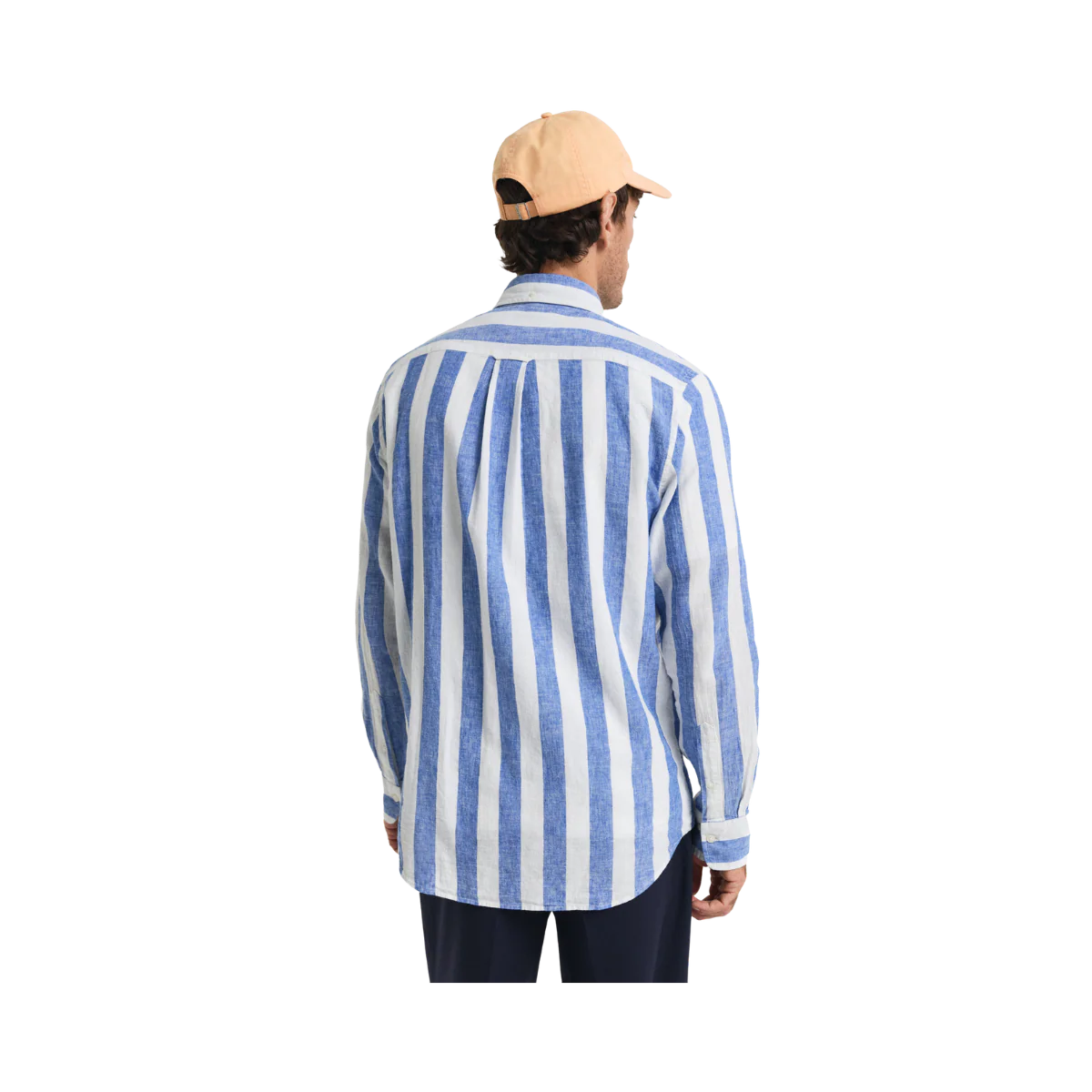 GANT COT/LIN STRIPE SHIRT