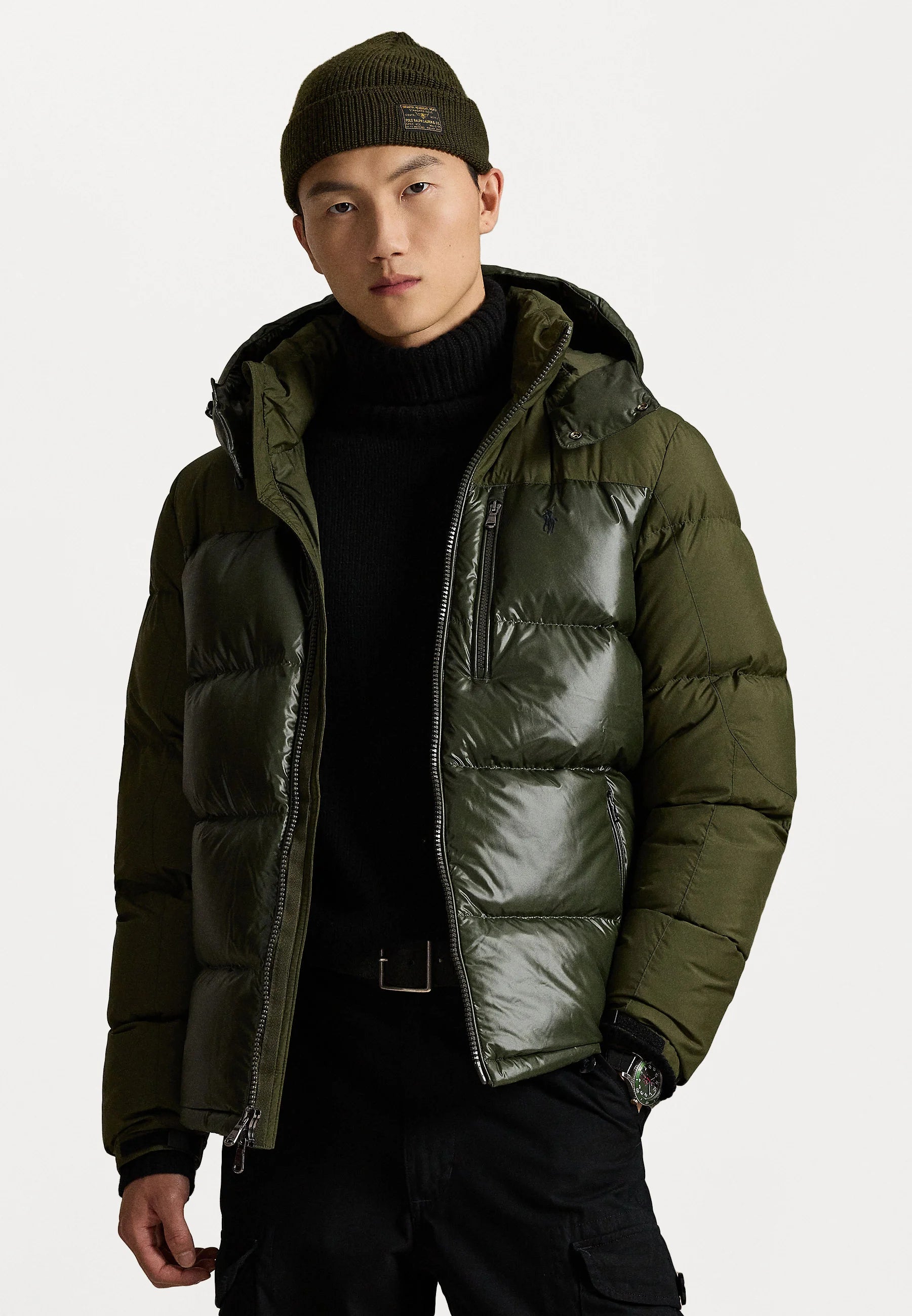 POLO RALPH LAUREN GORHAM GLOSSY DOWN JACKET