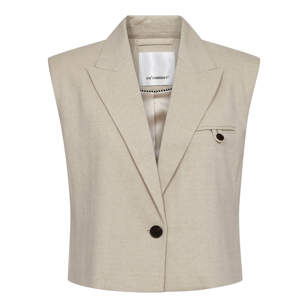 CO'COUTURE LEENA LINEN VEST