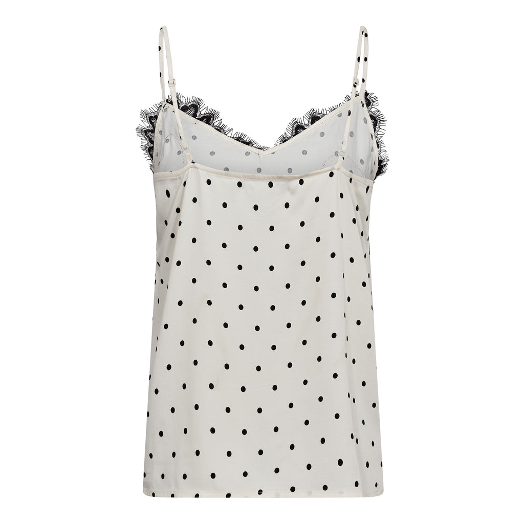 CO'COUTURE AMELI DOT LACE SINGLET