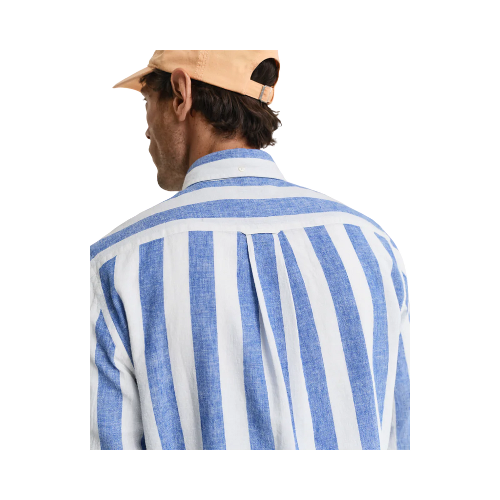 GANT COT/LIN STRIPE SHIRT