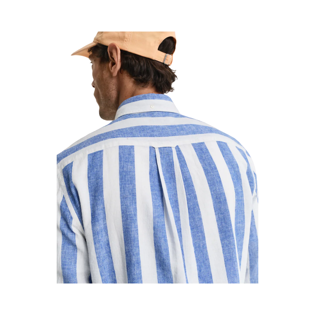 GANT COT/LIN STRIPE SHIRT