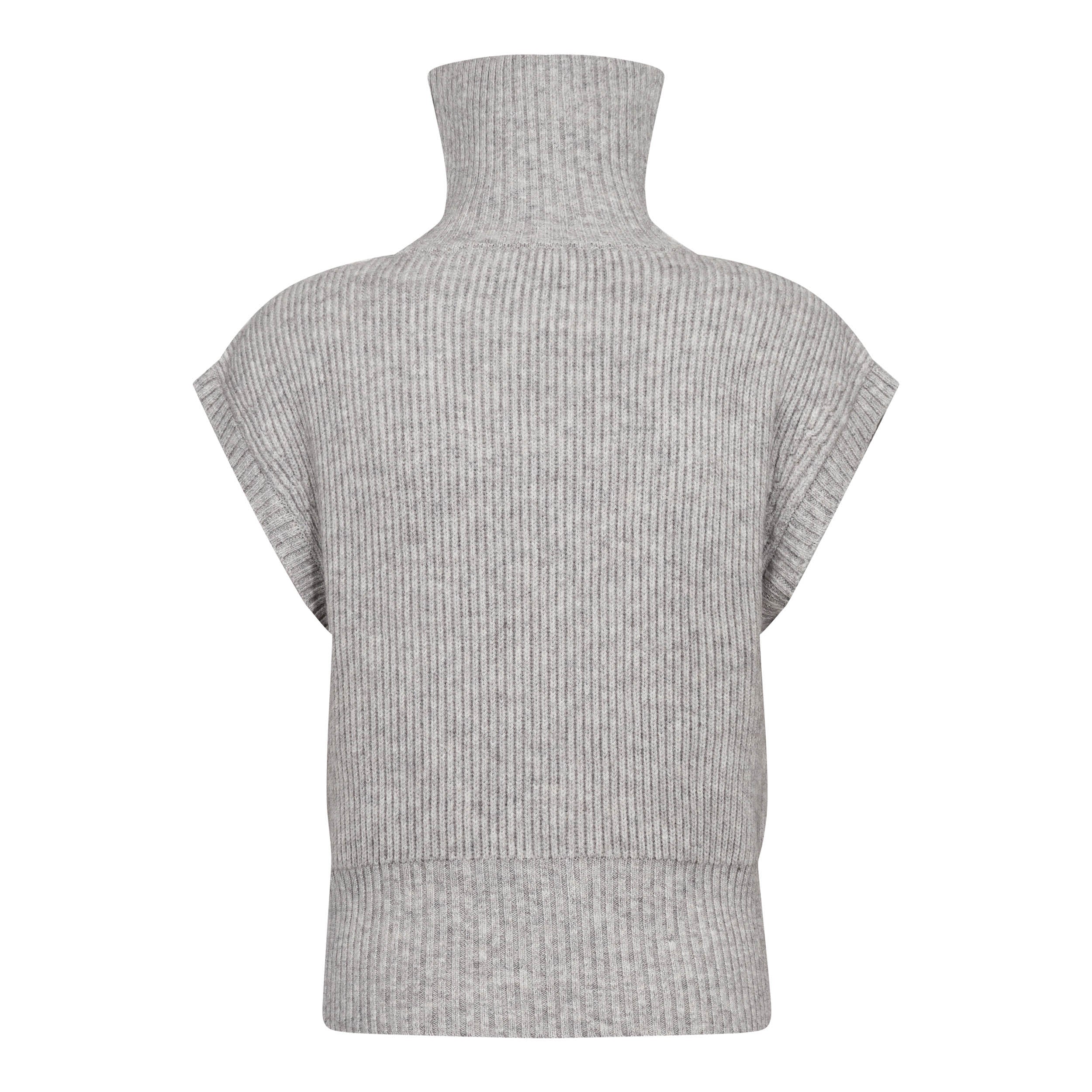 CO'COUTURE ROW ZIP KNIT VEST