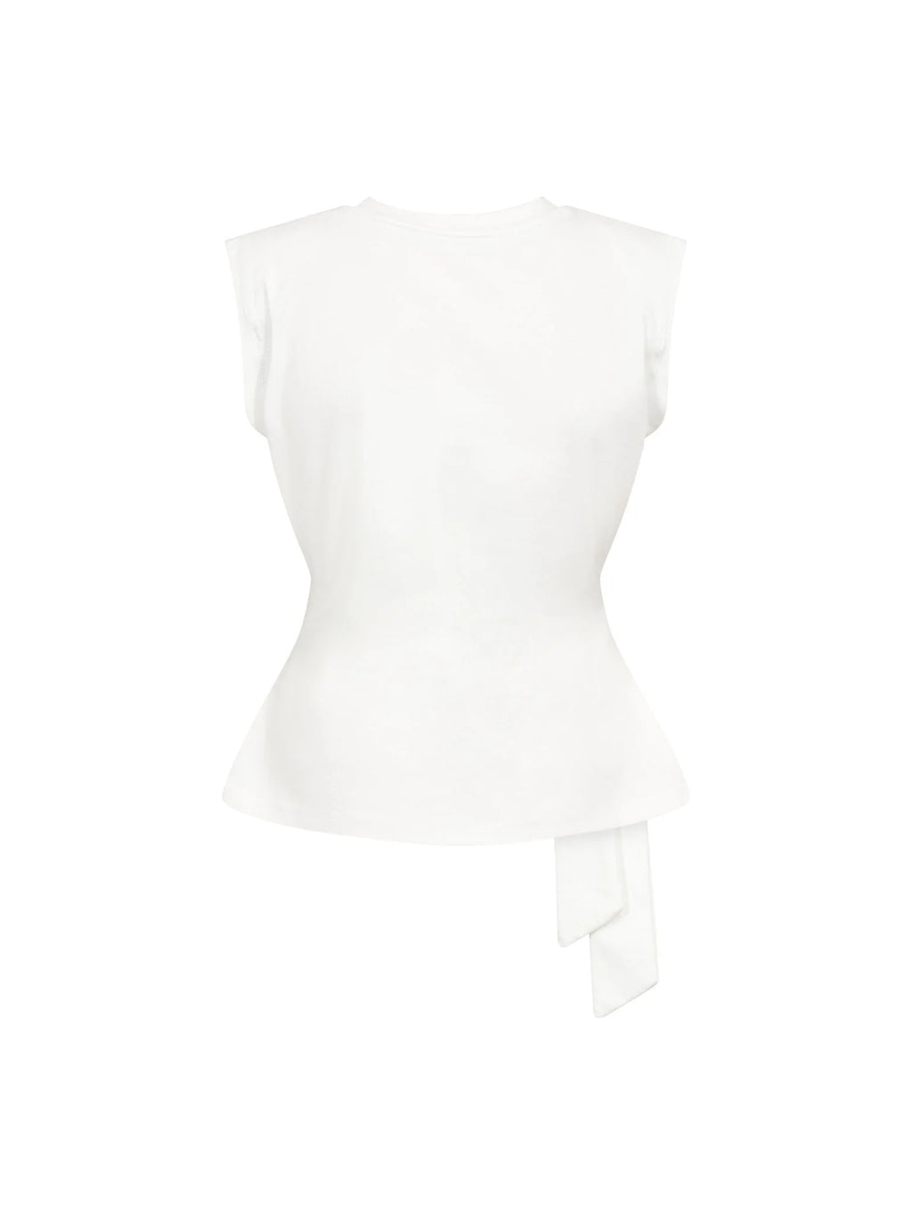 CO'COUTURE ORIANE PLEAT TIE TOP