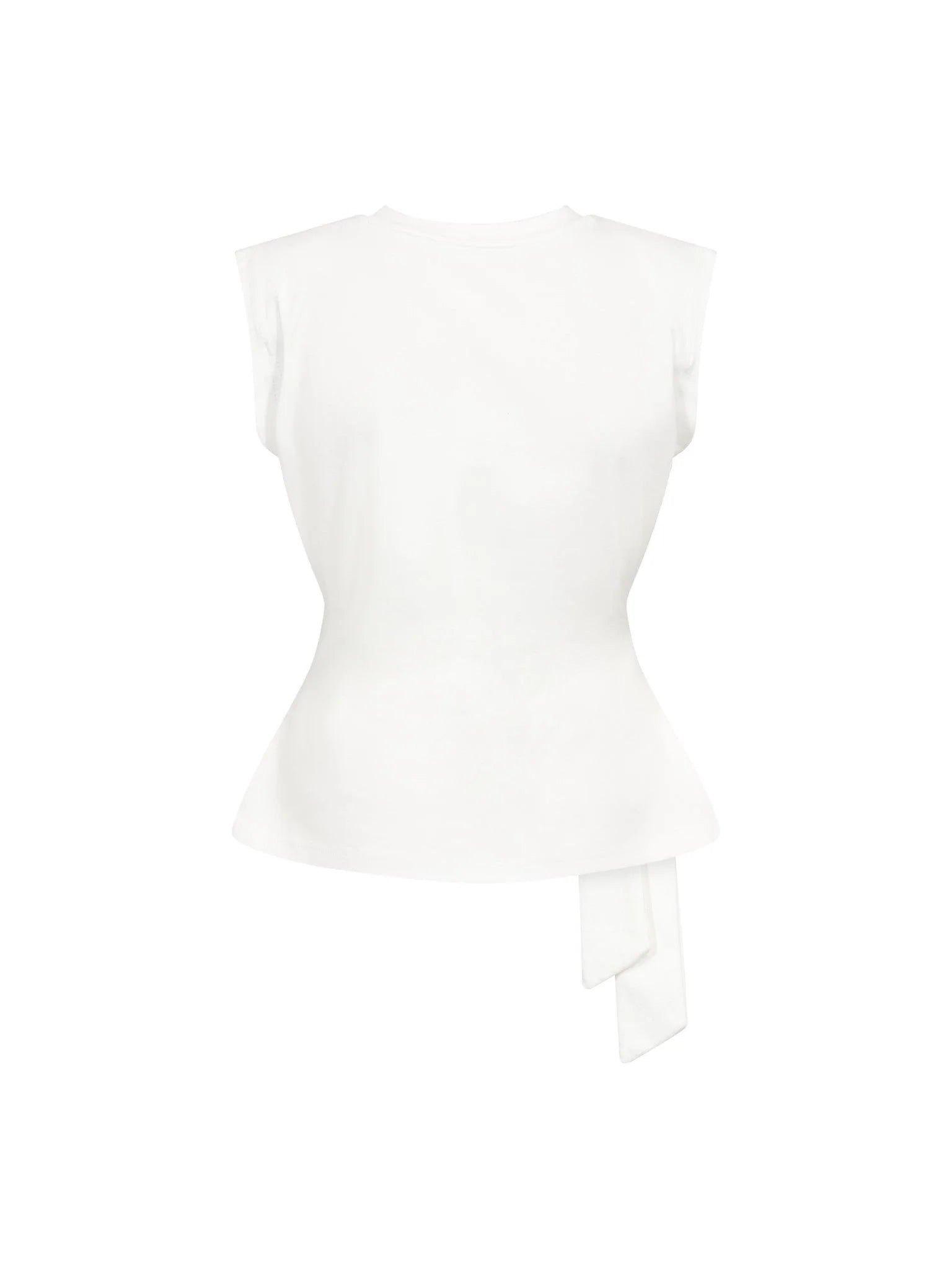 CO'COUTURE ORIANE PLEAT TIE TOP