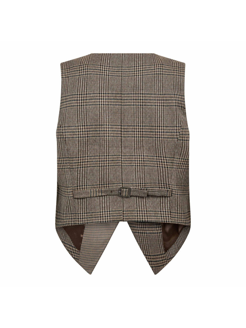 CO'COUTURE VEYA CHECK WRAP VEST