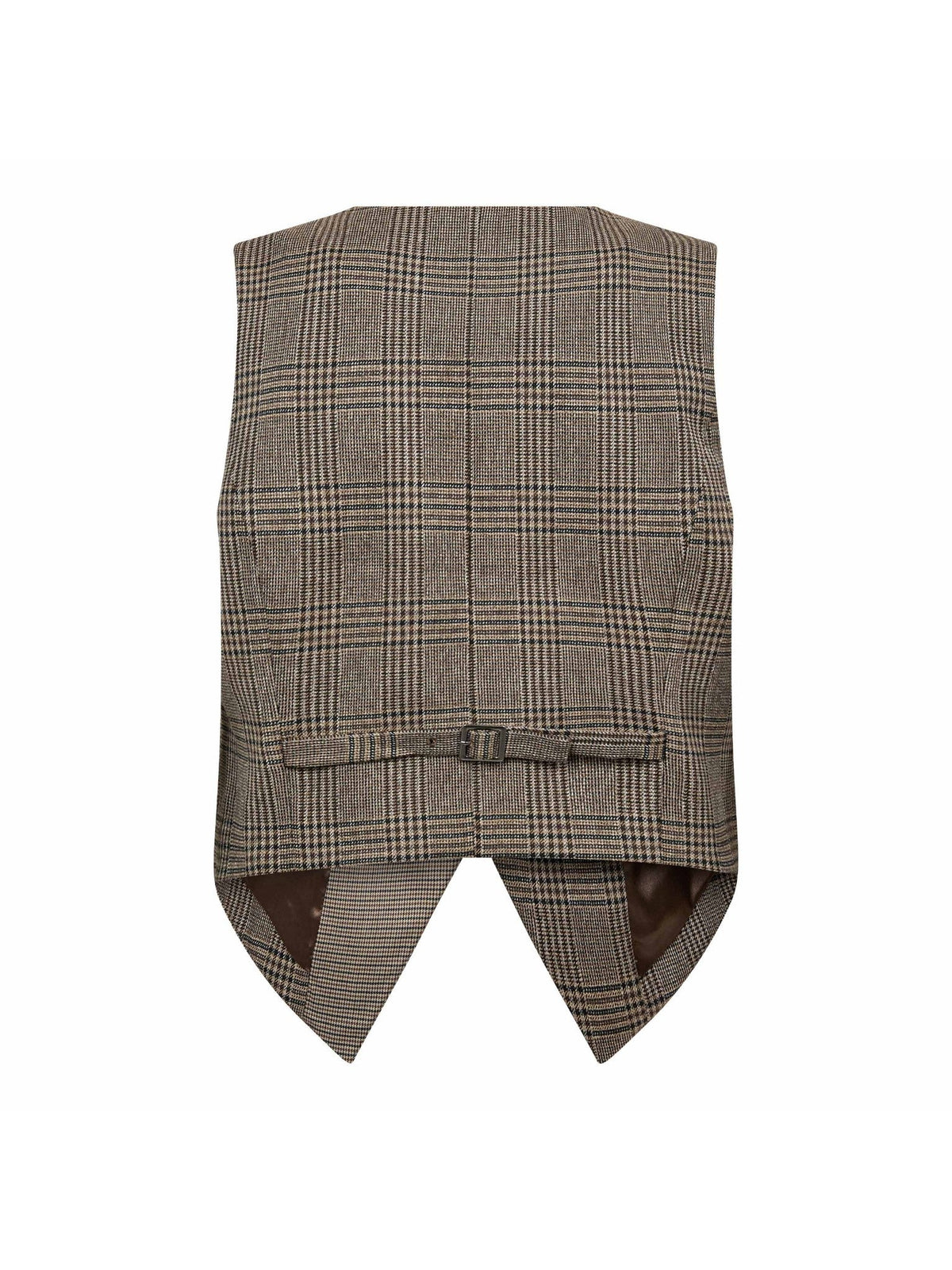 CO'COUTURE VEYA CHECK WRAP VEST