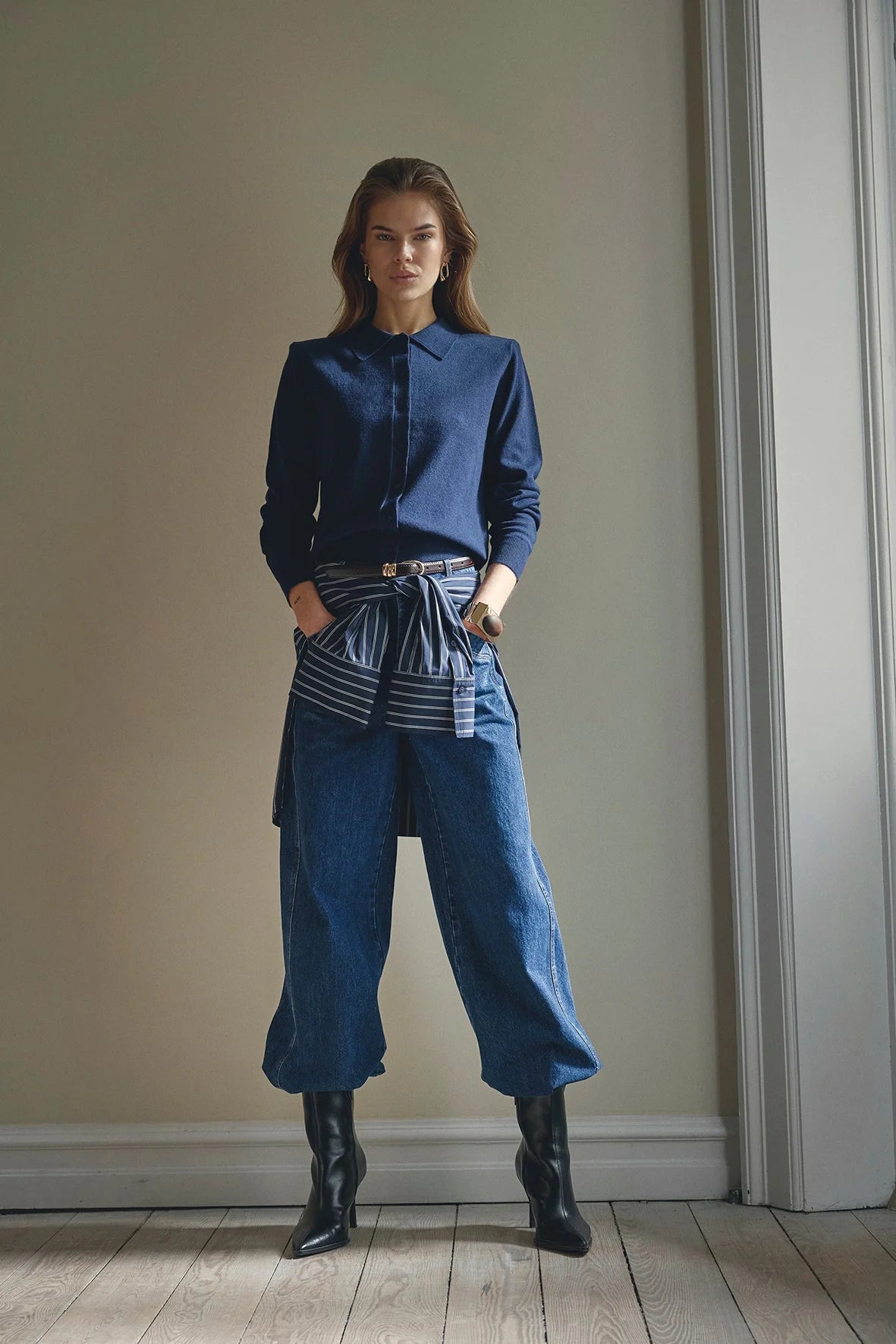 CO'COUTURE CORY PADDED CARDIGAN