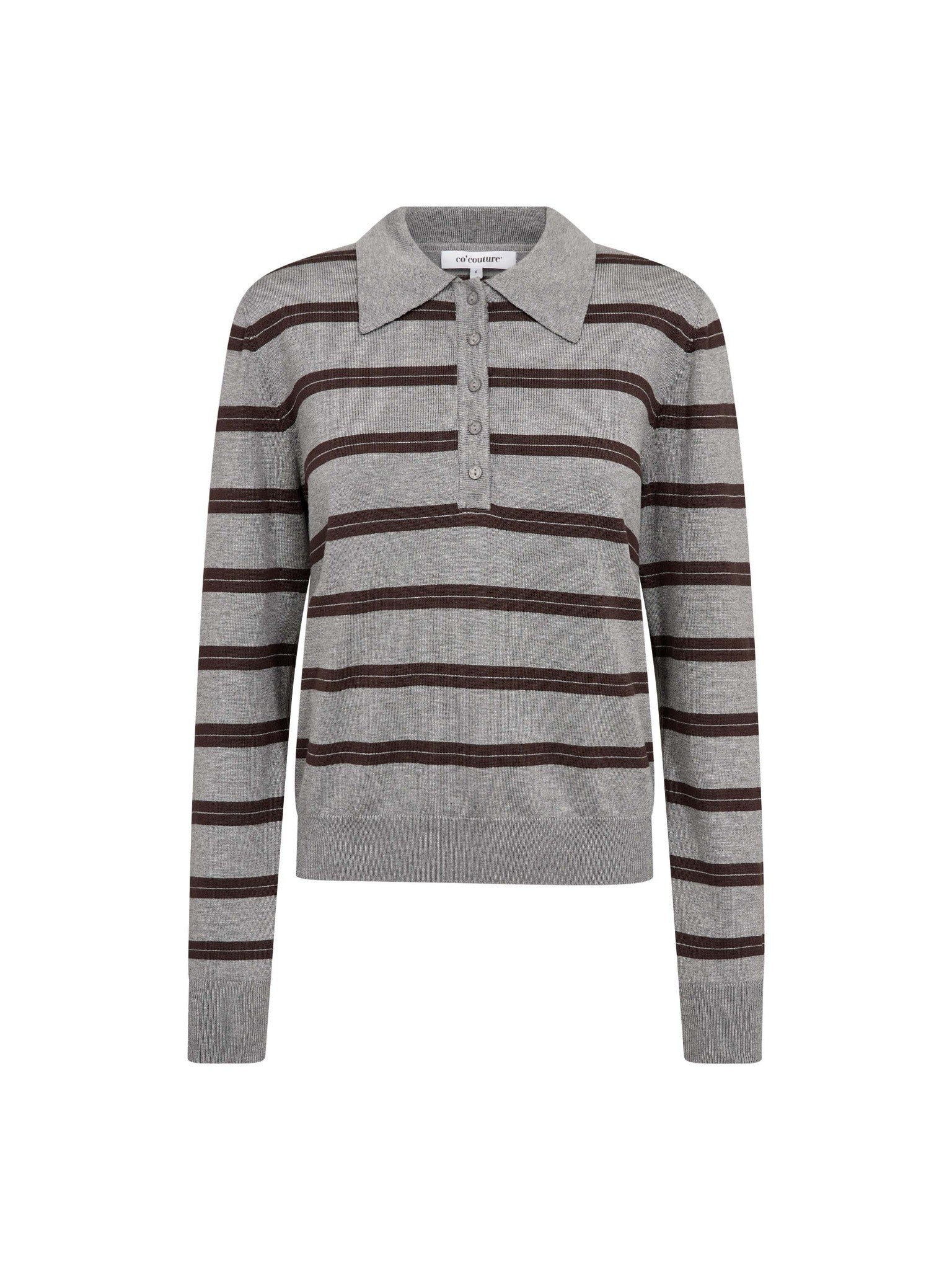 CO'COUTURE LUE POLO KNIT