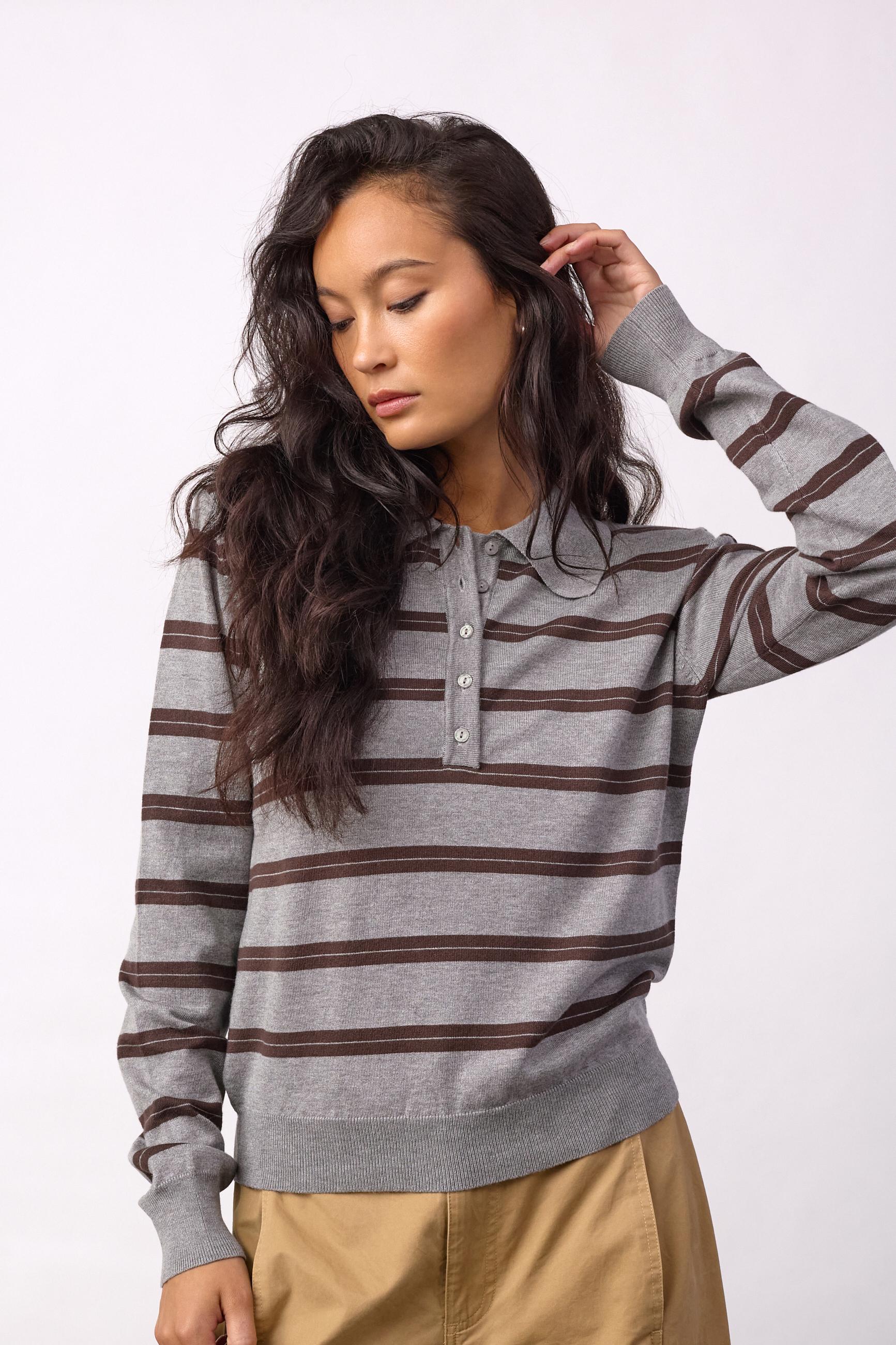 CO'COUTURE LUE POLO KNIT