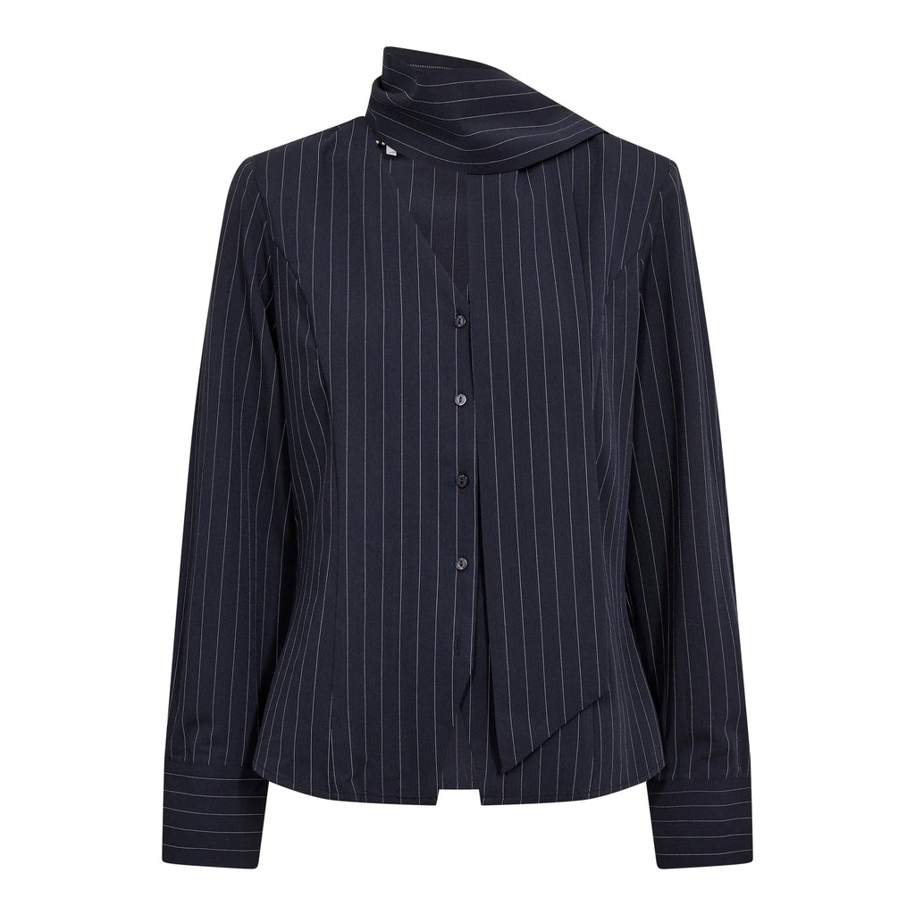 CO'COUTURE LICA PIN SCARF SHIRT
