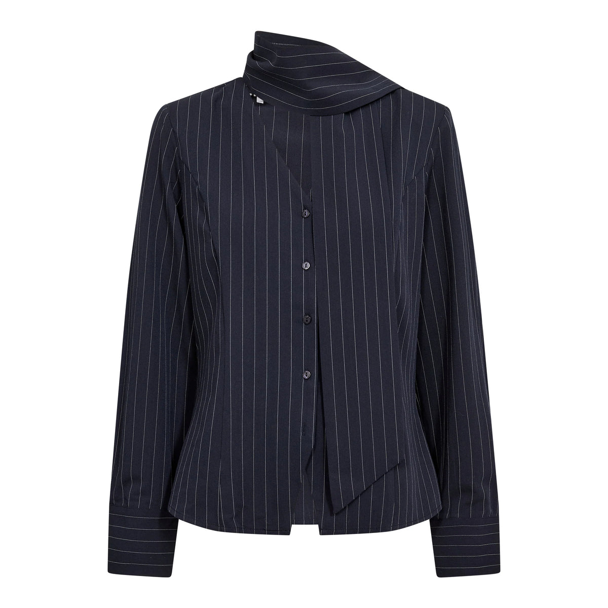 CO'COUTURE LICA PIN SCARF SHIRT