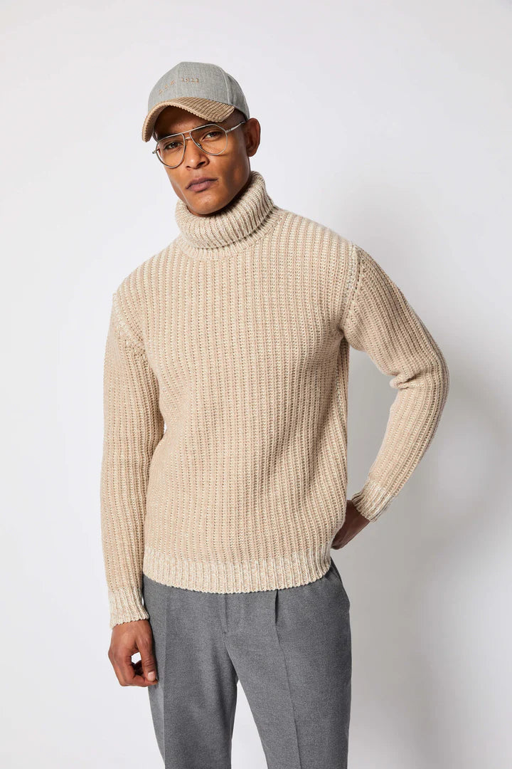 L.B.M KNITTED ROLLERNECK
