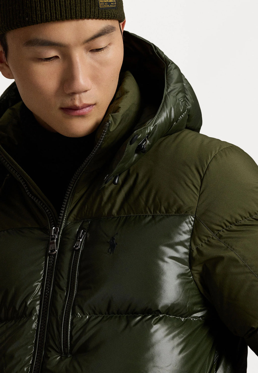 POLO RALPH LAUREN GORHAM GLOSSY DOWN JACKET