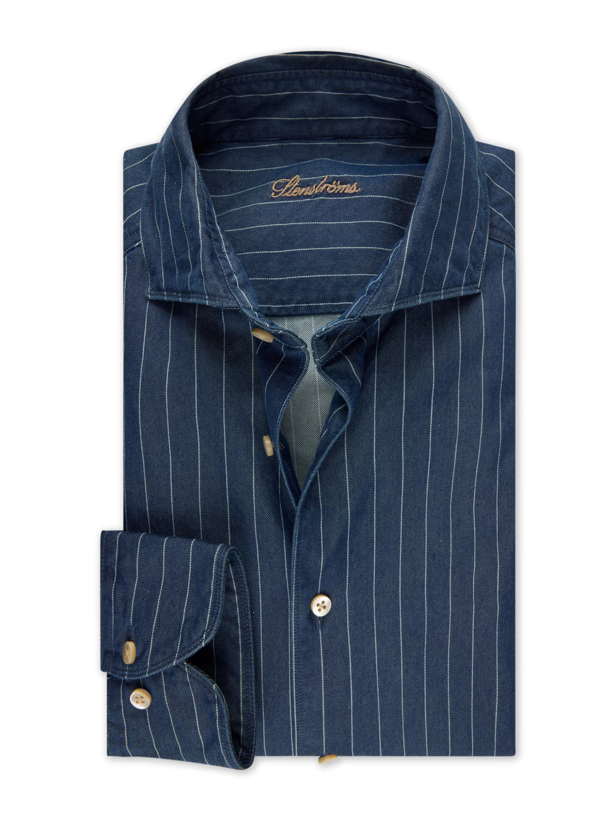 STENSTRÖMS DENIM STRIPE SKJORTA SLIM