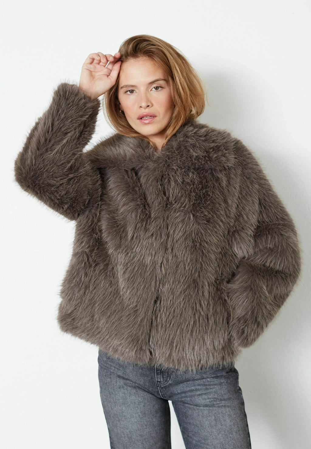 CO'COUTURE FURRY JACKET
