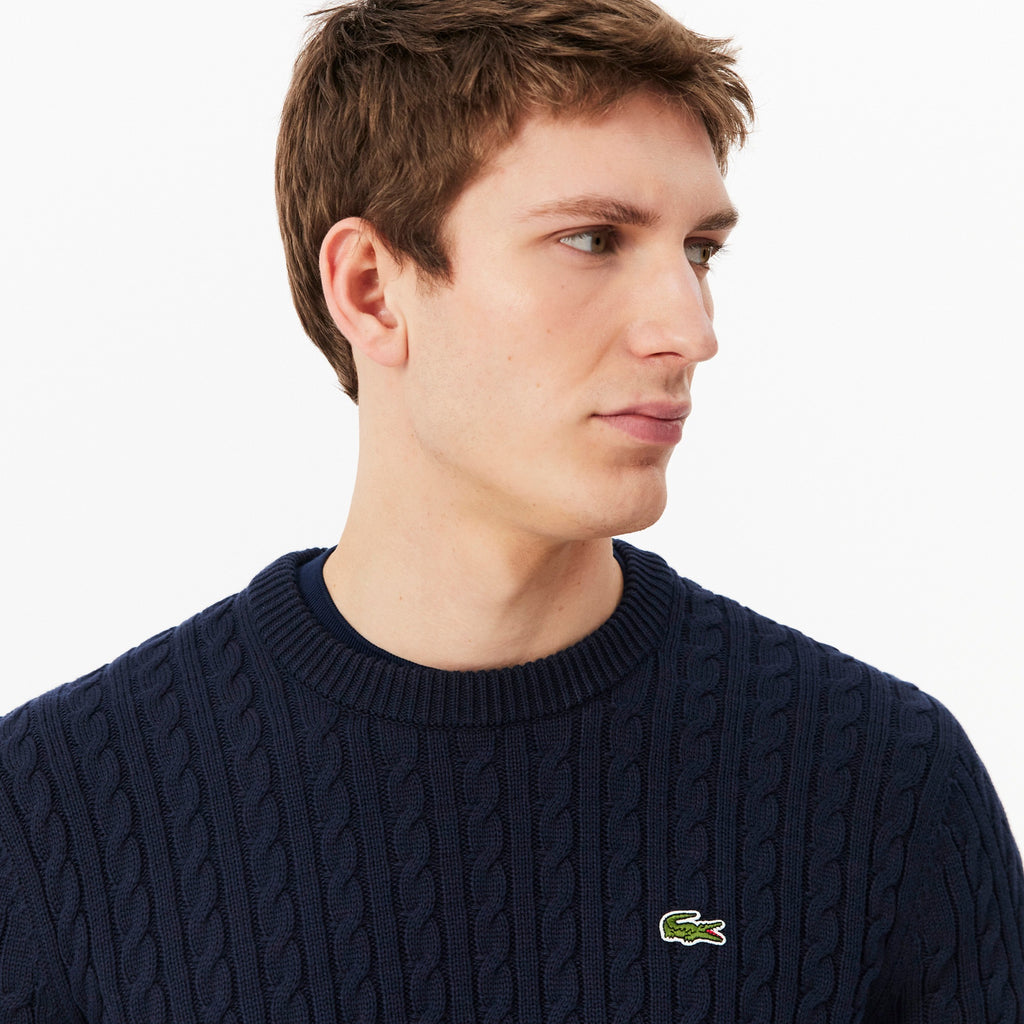 LACOSTE CABLE KNIT