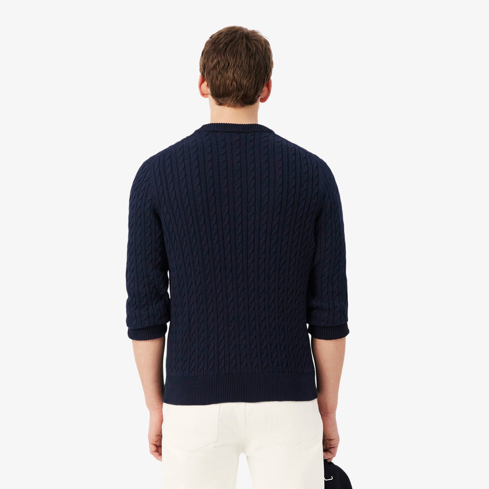 LACOSTE CABLE KNIT