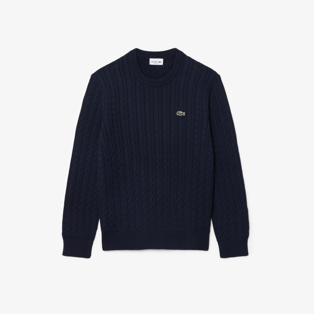 LACOSTE CABLE KNIT
