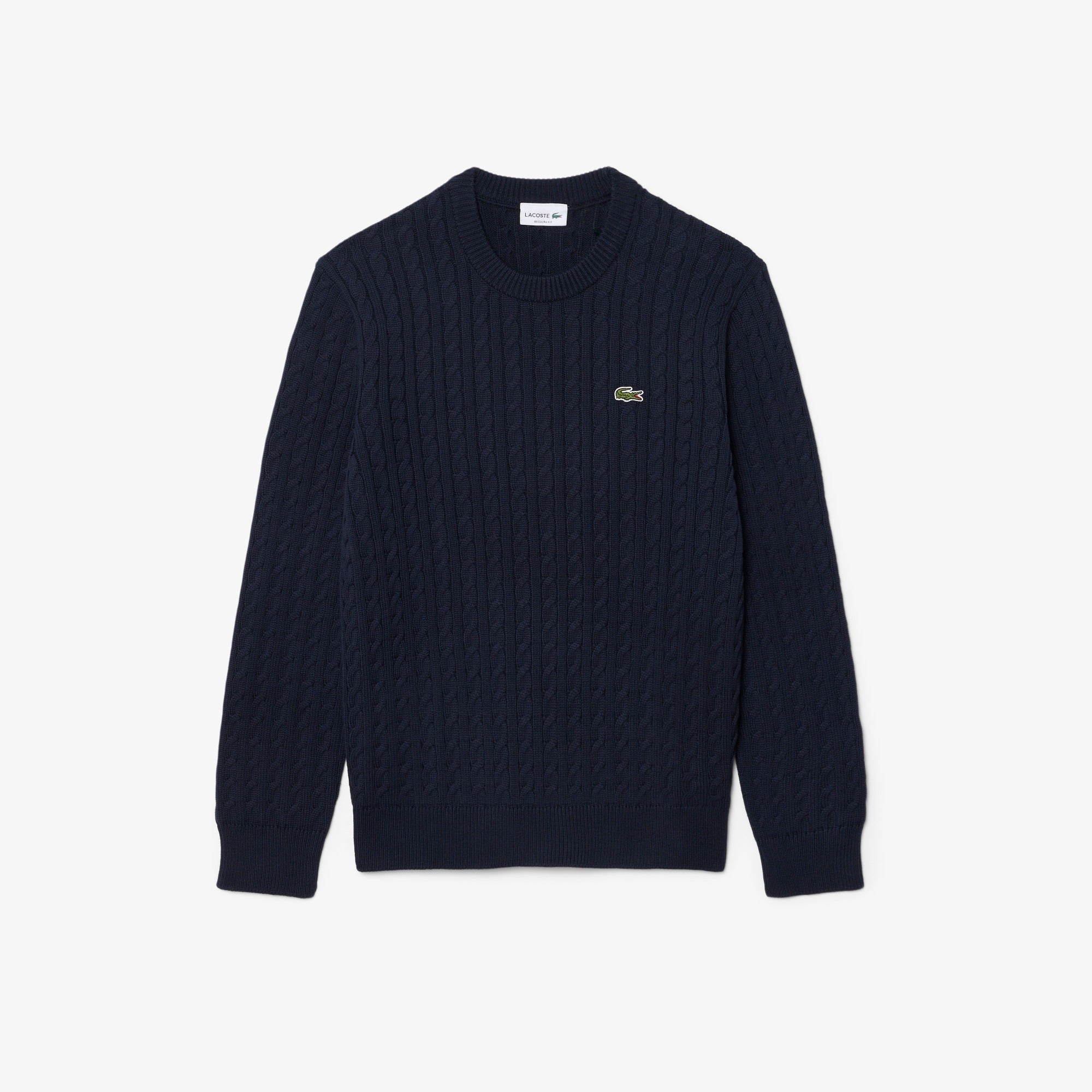 LACOSTE CABLE KNIT