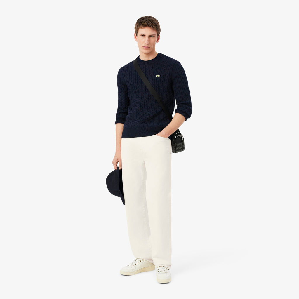 LACOSTE CABLE KNIT