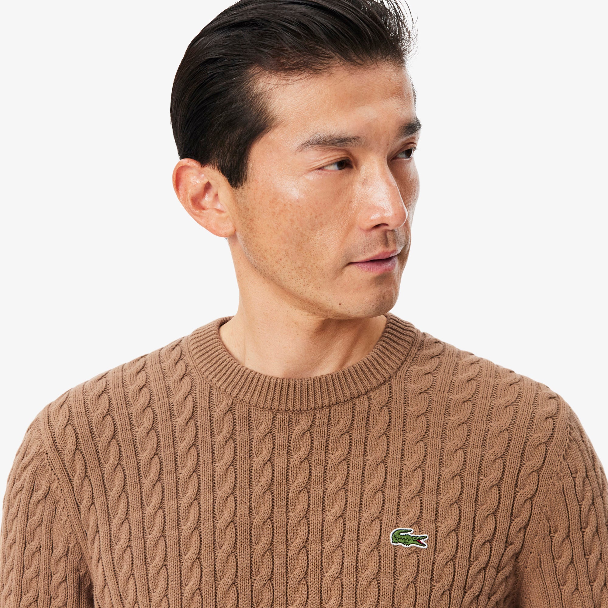 LACOSTE CABLE KNIT