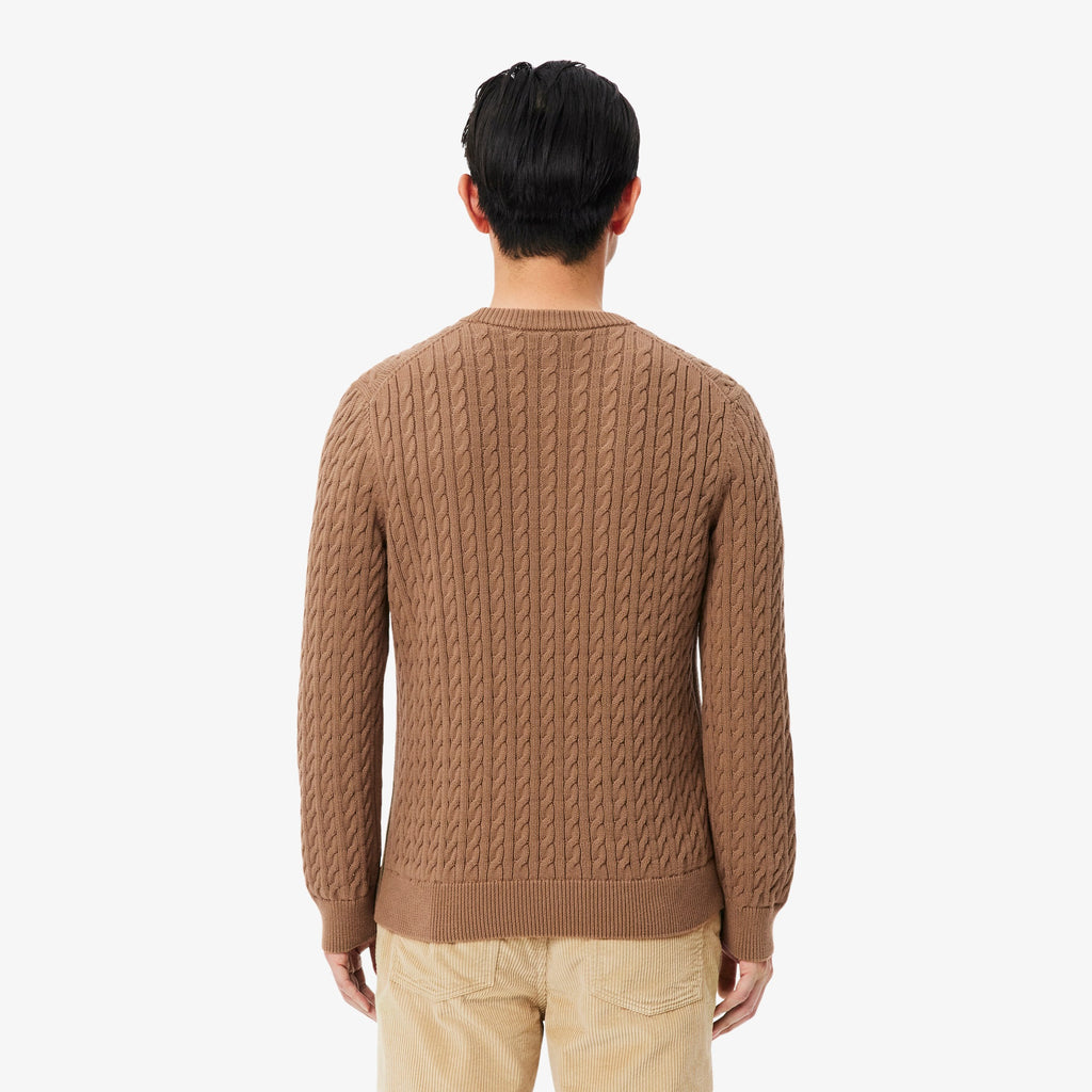 LACOSTE CABLE KNIT