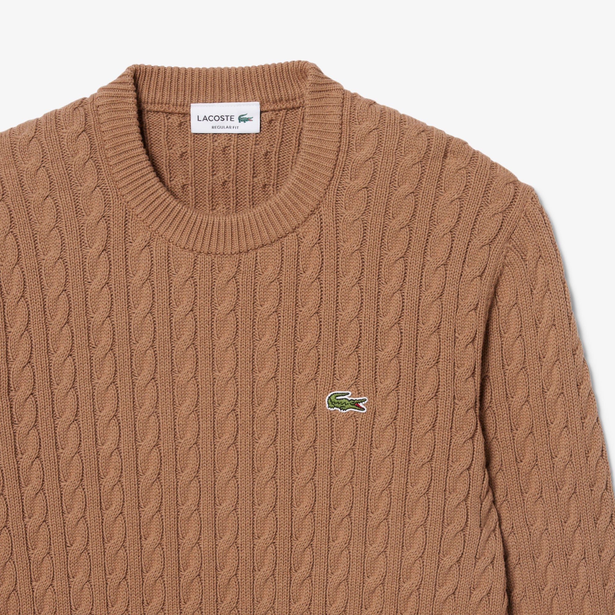 LACOSTE CABLE KNIT
