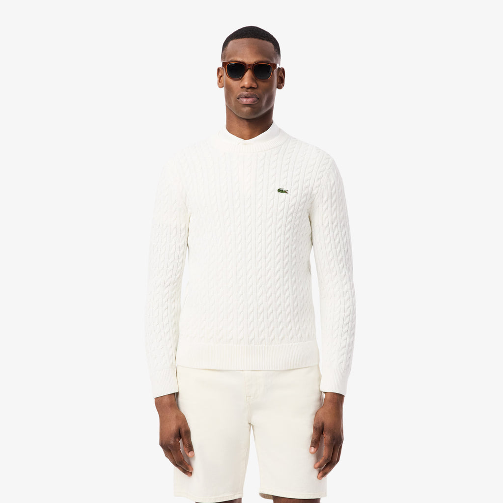LACOSTE CABLE KNIT