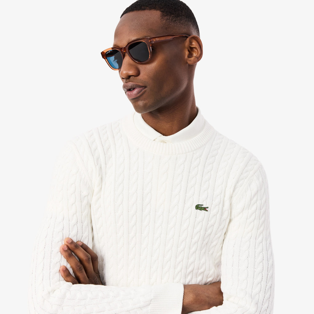 LACOSTE CABLE KNIT