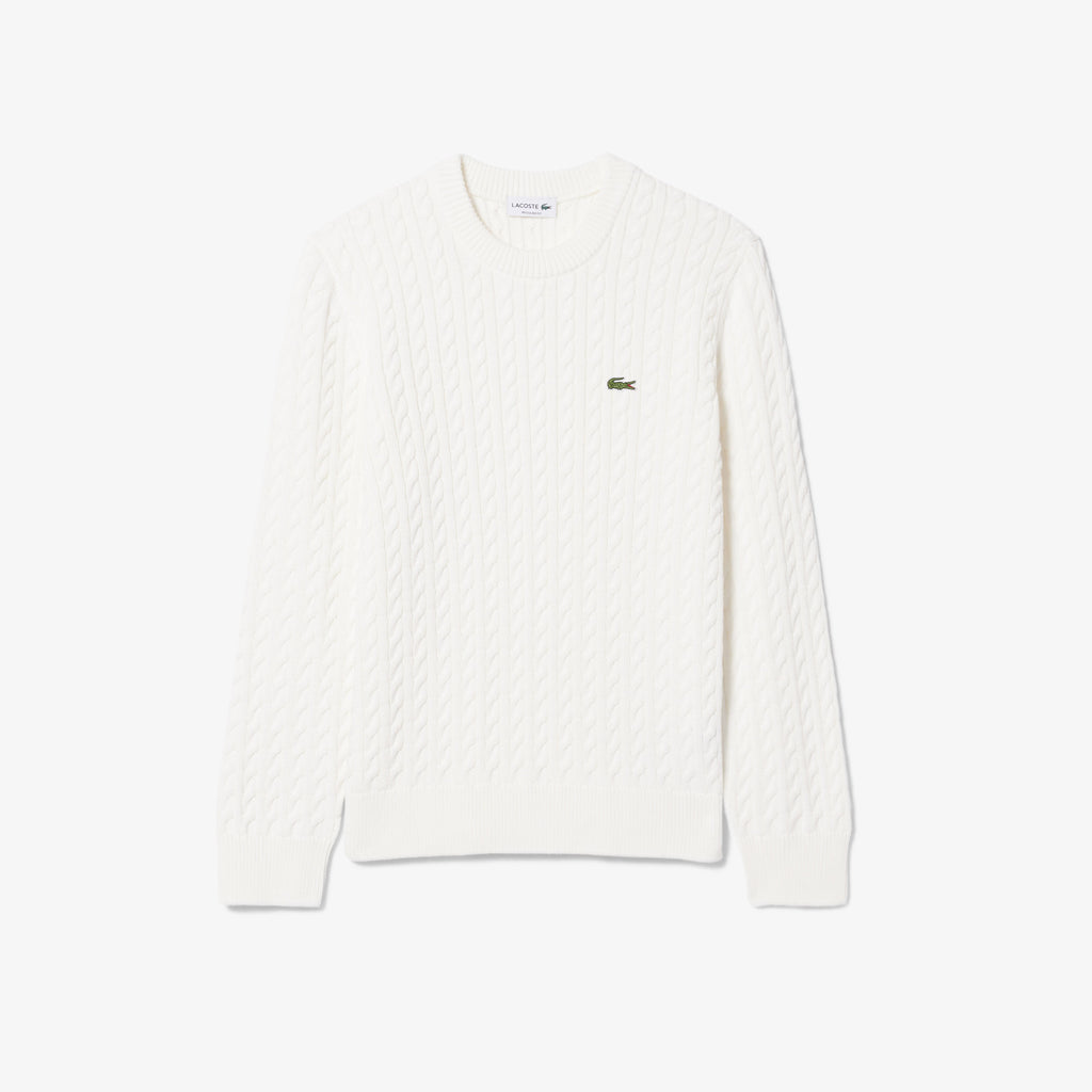 LACOSTE CABLE KNIT