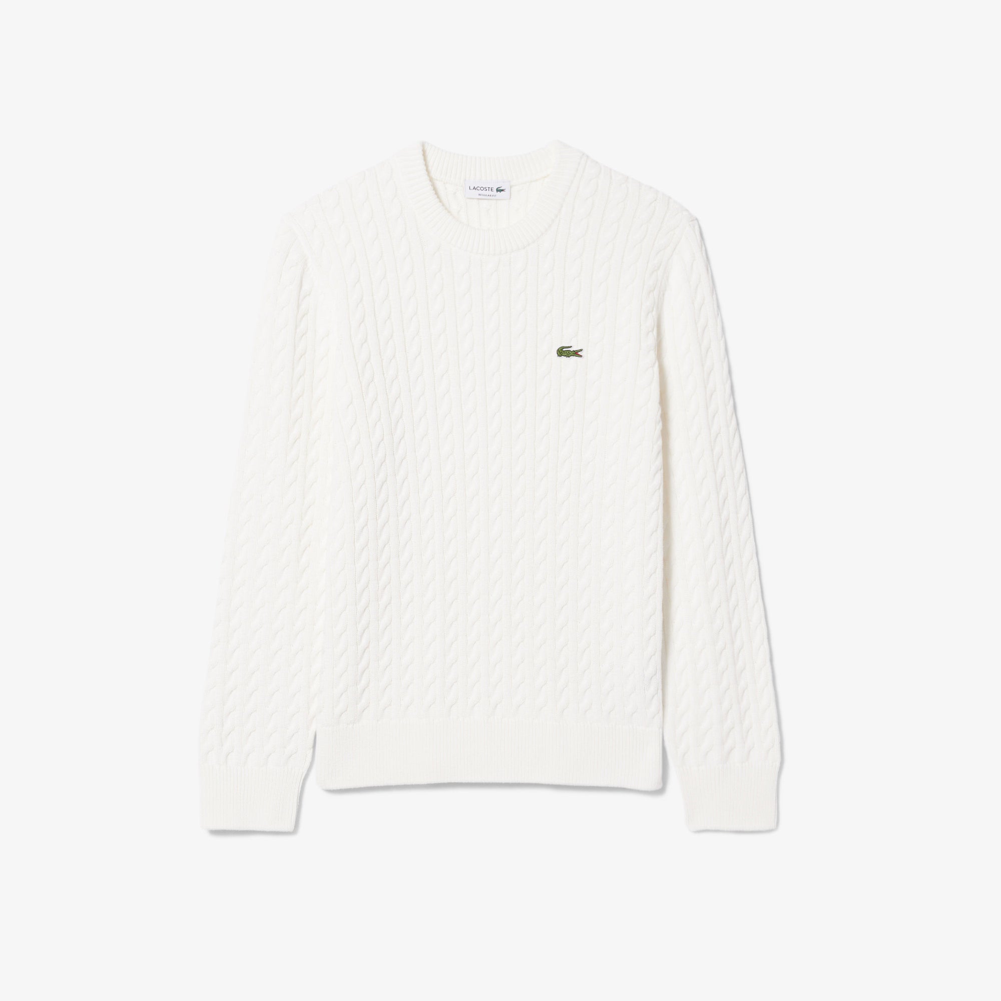 LACOSTE CABLE KNIT