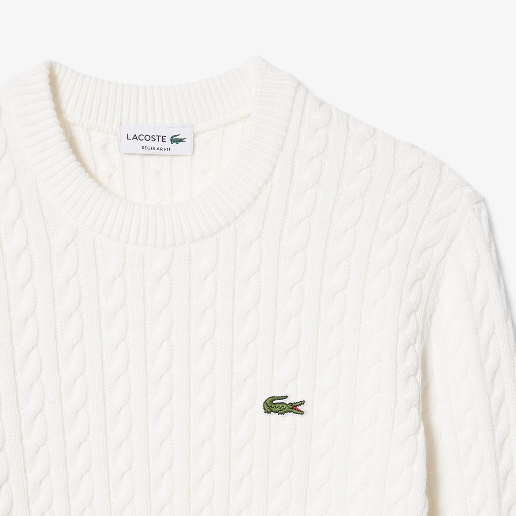 LACOSTE CABLE KNIT