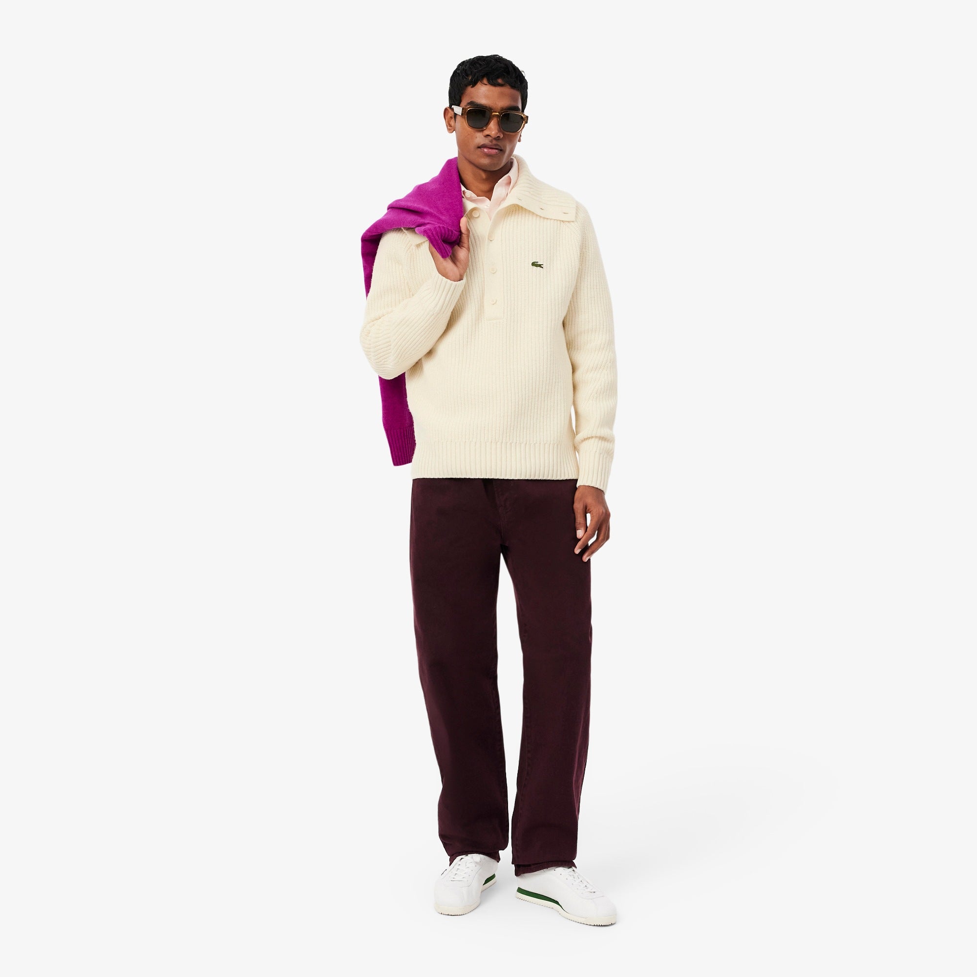 LACOSTE KNITTED TURTLENECK