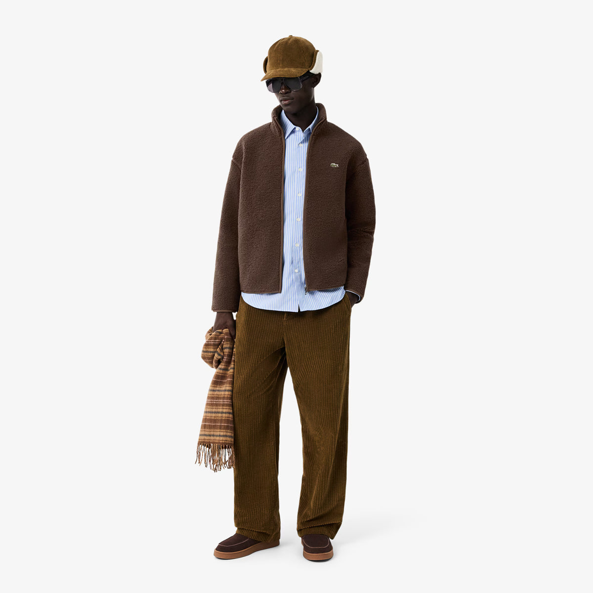LACOSTE FLEECE JACKA