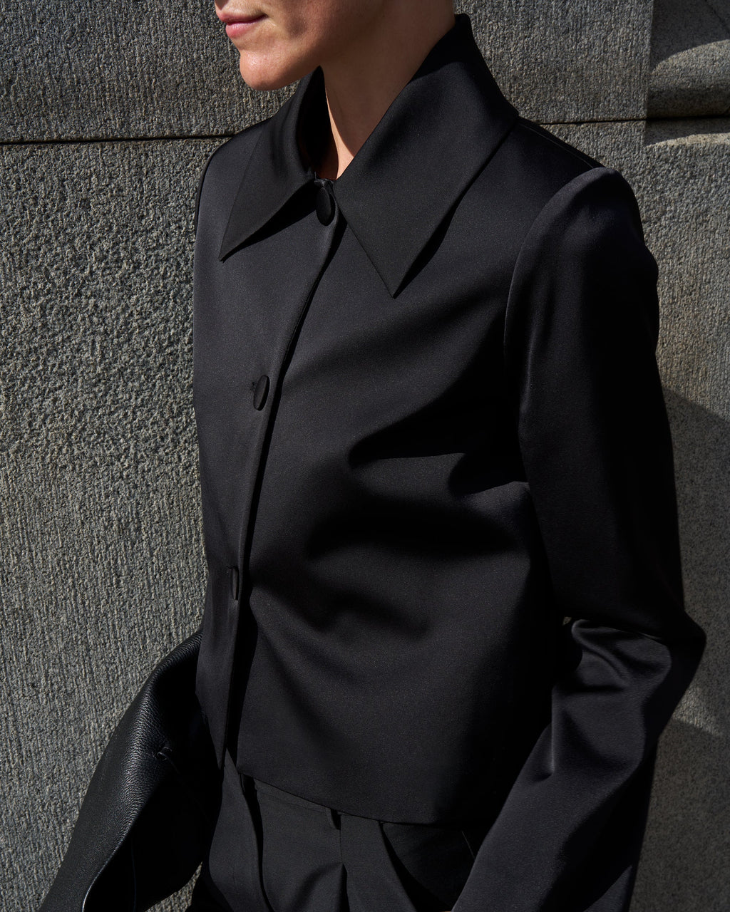 MARVILLE ROAD DONNA SATIN BLAZER