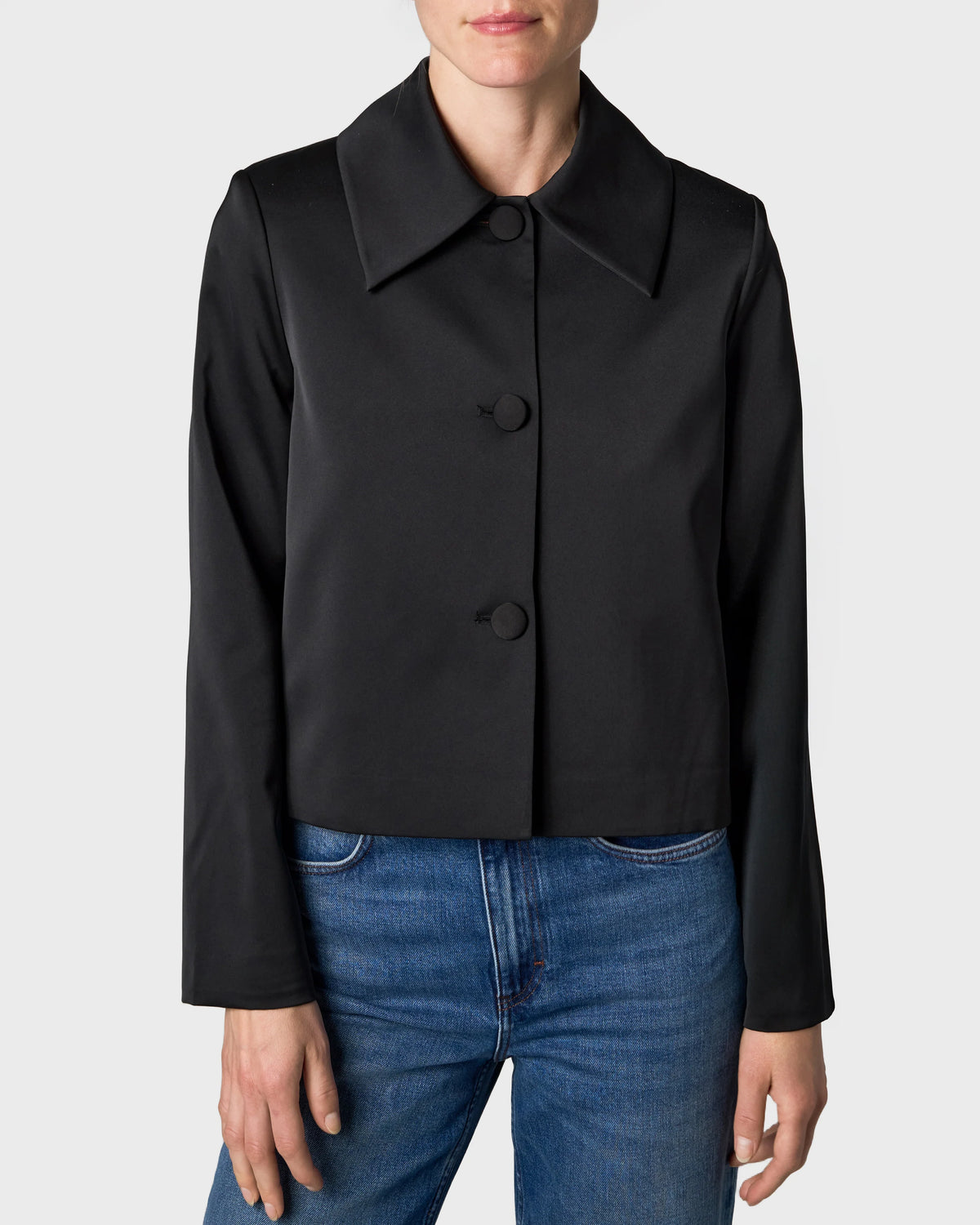MARVILLE ROAD DONNA SATIN BLAZER