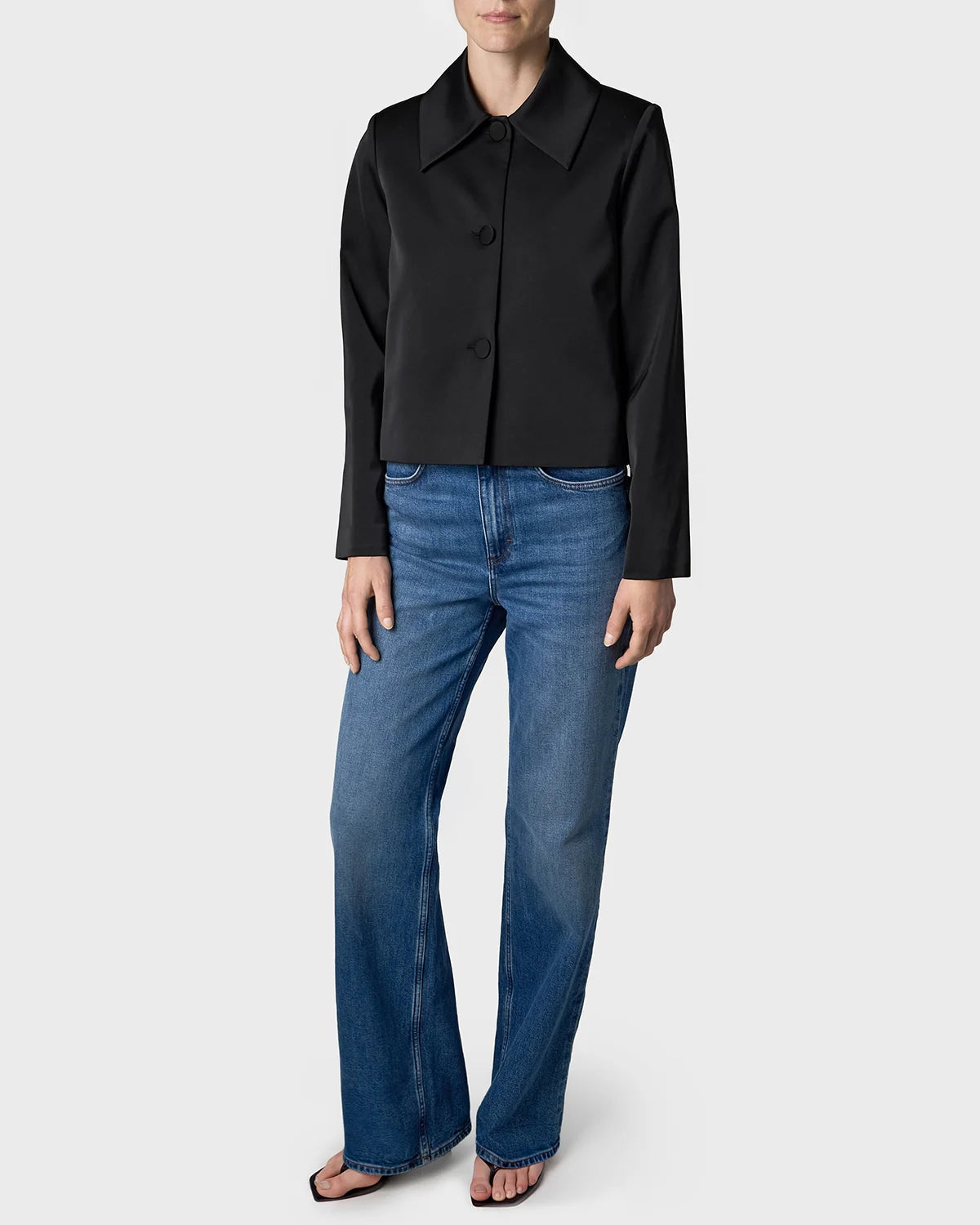 MARVILLE ROAD DONNA SATIN BLAZER