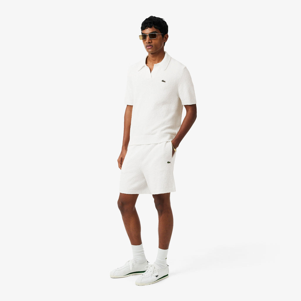 LACOSTE BOUCLÉ KNIT SHORTS