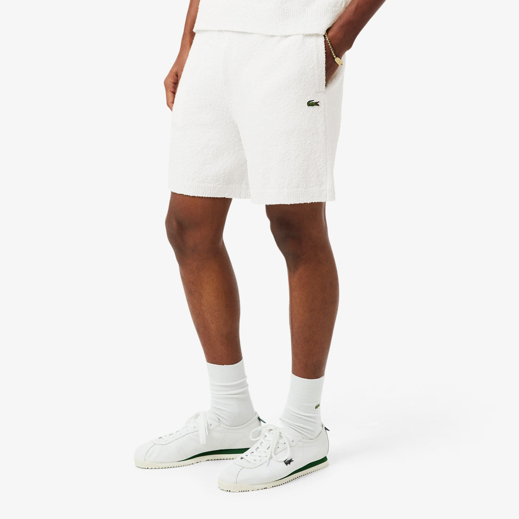 LACOSTE BOUCLÉ KNIT SHORTS