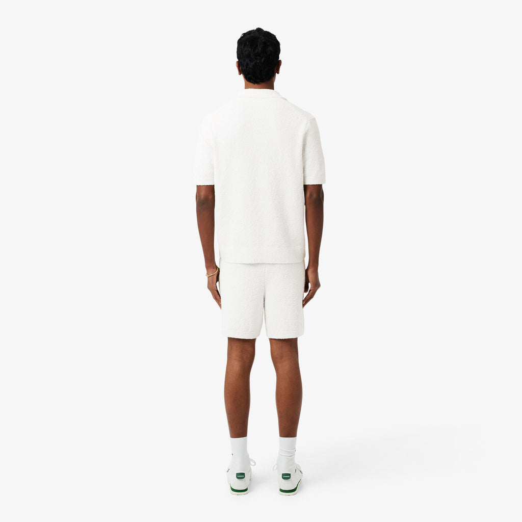 LACOSTE BOUCLÉ KNIT SHORTS