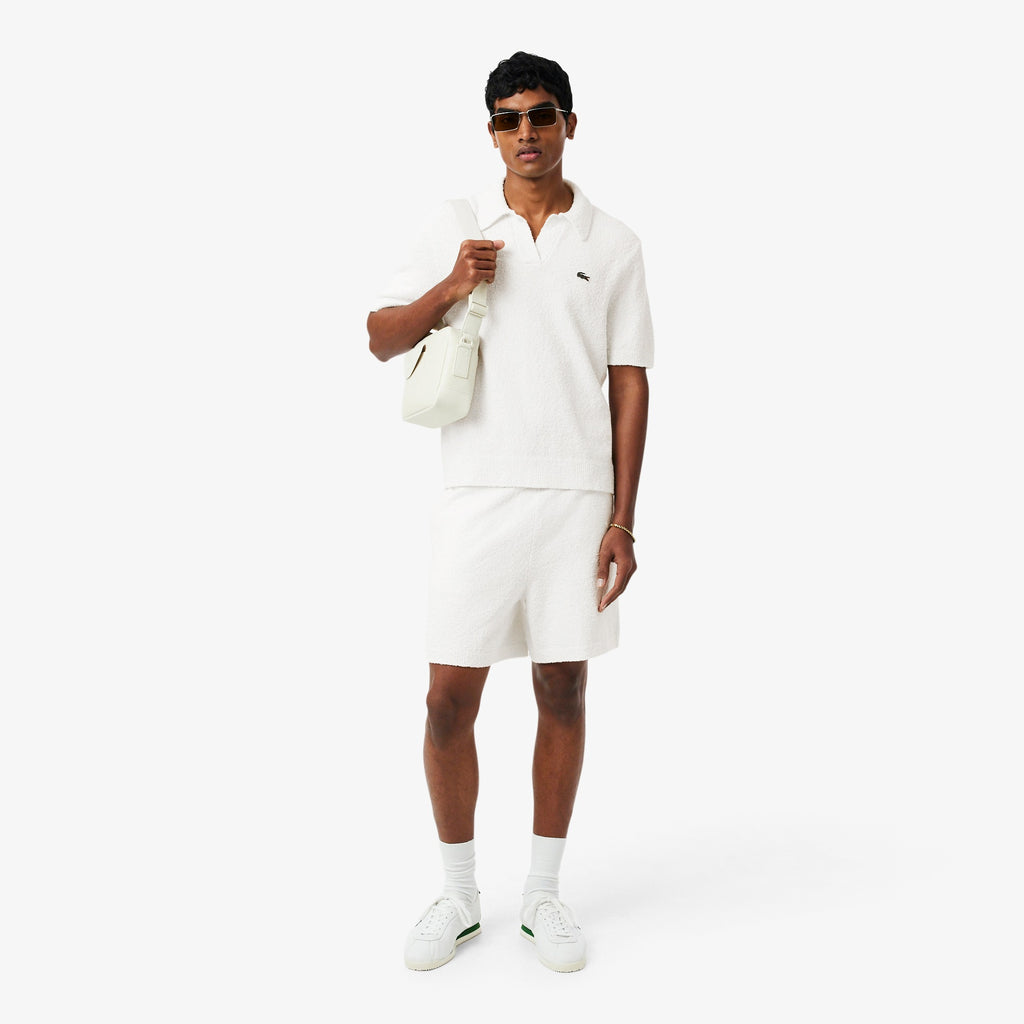 LACOSTE BOUCLÉ KNIT SHORTS