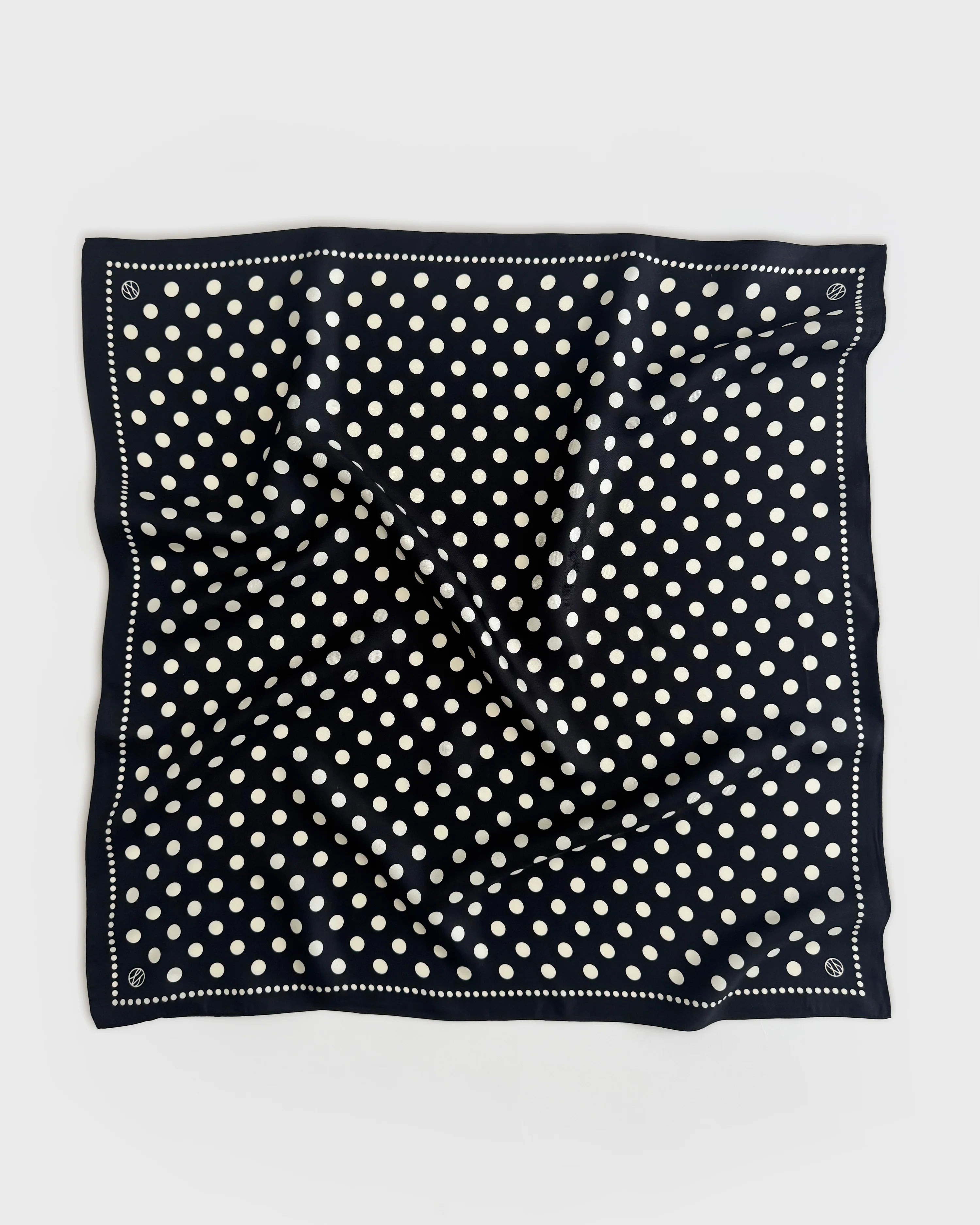 LESCARF POLKADOT SCARF 65CM