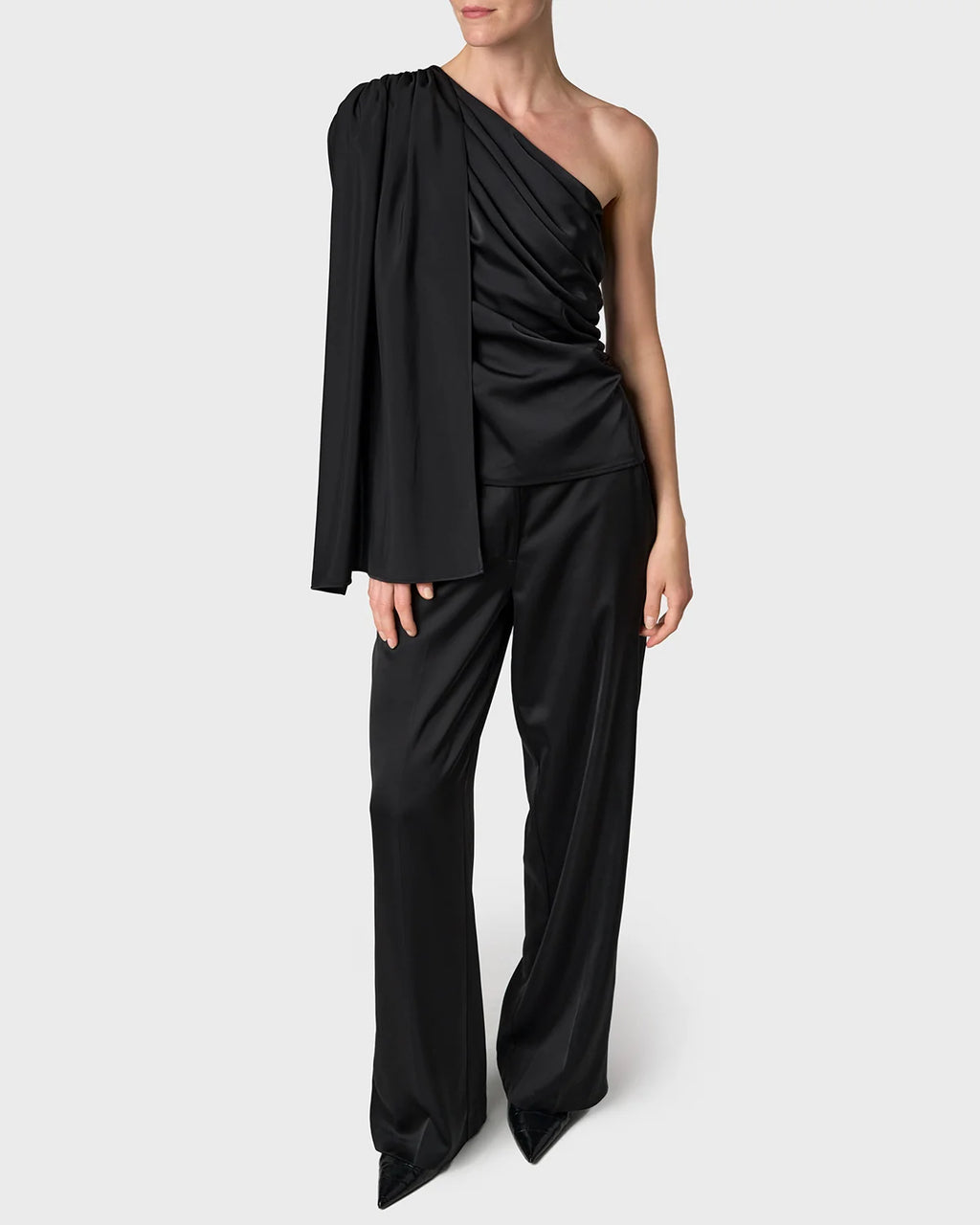 MARVILLE ROAD INGRID SATIN TROUSERS
