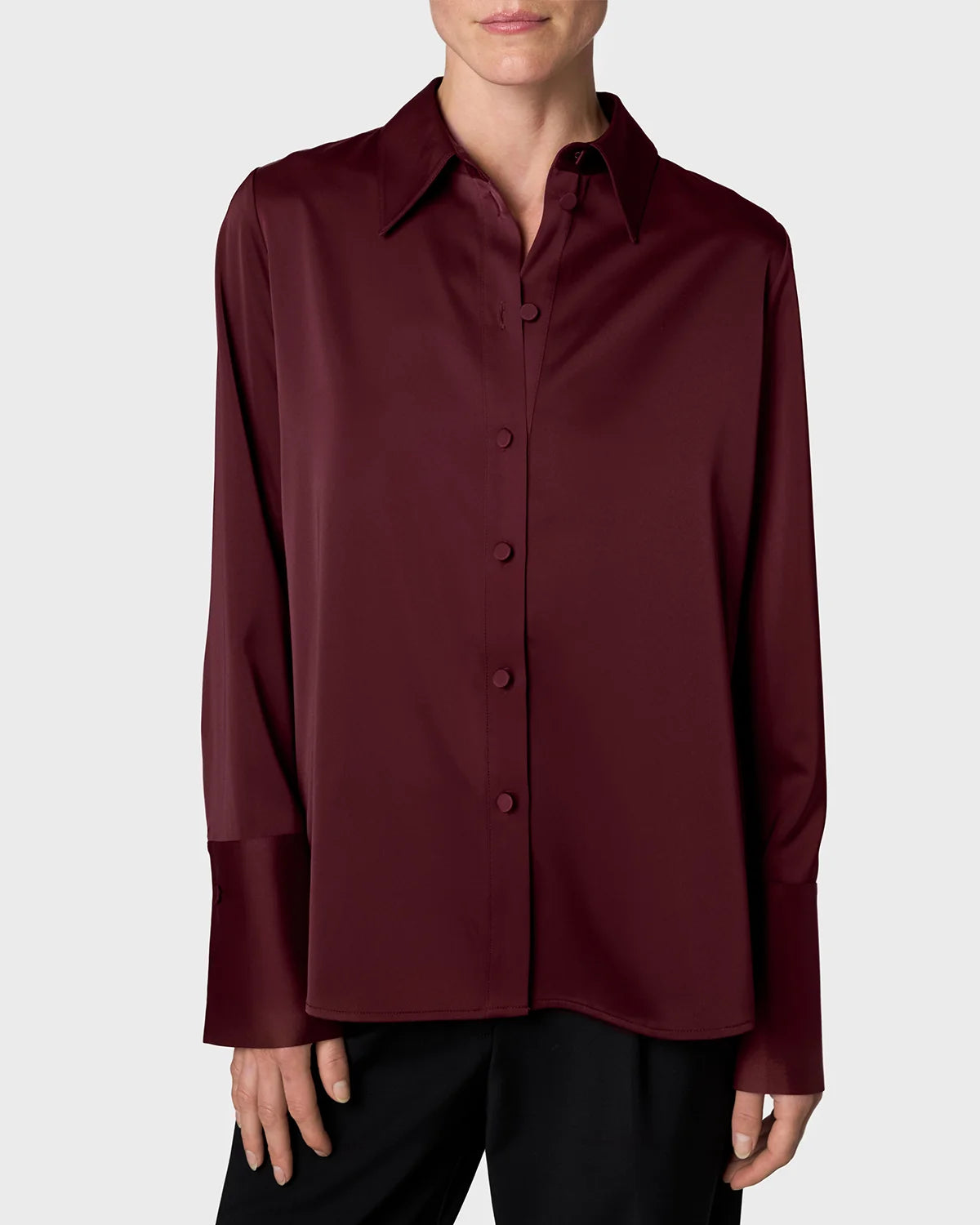 MARVILLE ROAD LEONIE SATIN SHIRT